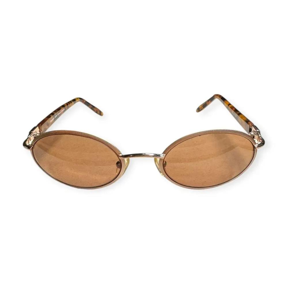 Elizabeth Arden Round Eyeglasses Tortoise Gold Frame Vintage Wear‎